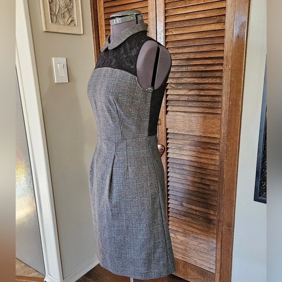 Super cute, RW&Co, grey gingham dress. - Picture 4 of 11